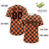 Custom Square Grid Color Block Personalized Letter Number Baseball Jersey Running Outfits