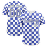 Custom Square Grid Color Block Personalized Letter Number Baseball Jersey Running Outfits