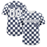 Custom Square Grid Color Block Personalized Letter Number Baseball Jersey Sport Team Shirts