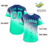 Custom Tiny Spot Gradient Design Sportswear Hip Pop Streetwear Baseball Jersey Sports Shirts For Fan