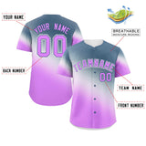 Custom Tiny Spot Gradient Design Sportswear Hip Pop Streetwear Baseball Jersey Sports Shirts For Fan