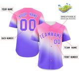 Custom Tiny Spot Gradient Design Sportswear Hip Pop Streetwear Baseball Jersey Sports Shirts For Fan