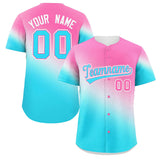 Custom Tiny Spot Gradient Fashion College Unisex Streetwear Baseball Jersey