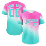 Custom Tiny Spot Gradient Fashion College Unisex Streetwear Baseball Jersey