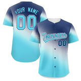 Custom Tiny Spot Gradient Fashion College Unisex Streetwear Baseball Jersey