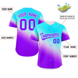 Custom Tiny Spot Gradient Personalized Fashion College Unisex Streetwear Baseball Jersey