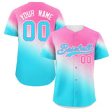 Custom Tiny Spot Gradient Personalized Fashion Athletic Hip Pop Streetwear Baseball Jersey