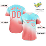 Custom Tiny Spot Gradient Personalized Fashion Athletic Hip Pop Streetwear Baseball Jersey