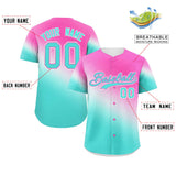 Custom Tiny Spot Gradient Personalized Fashion Athletic Hip Pop Streetwear Baseball Jersey