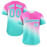 Custom Tiny Spot Gradient Personalized Sportswear Hip Pop Streetwear Baseball Jersey