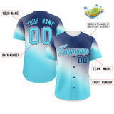 Custom Tiny Spot Gradient Personalized Sportswear Hip Pop Streetwear Baseball Jersey
