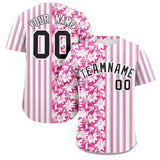 Custom Hawaii Tropical Flower Stripe Fashion Baseball Jersey Printed or Stitched Logo for Men