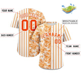 Custom Hawaii Tropical Flower Stripe Fashion Baseball Jersey Printed or Stitched Logo for Men