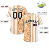 Custom Hawaii Tropical Flower Stripe Fashion Baseball Jersey Printed or Stitched Logo for Men
