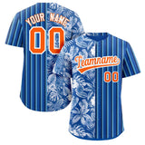 Custom Hawaii Tropical Flower Stripe Fashion Baseball Jersey Personalized Your Style