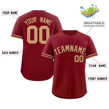 Custom Baseball Jersey Personalized Button Down Shirts Short Sleeve Fashion Athletic Team Sports Jersey