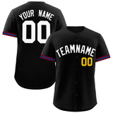 Custom Baseball Jersey Personalized Button Down Shirts Short Sleeve Design Athletic Team Sports Jersey