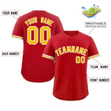 Custom Baseball Jersey Personalized Button Down Shirts Short Sleeve Casual Team Game Jersey