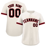 Custom Baseball Jersey Personalized Button Down Shirts Short Sleeve Solid Casual Team Sports Jersey