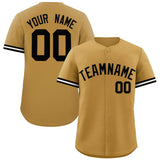 Custom Baseball Jersey Personalized Button Down Shirts Short Sleeve Solid Casual Team Sports Jersey