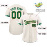 Custom Baseball Jersey for Men Casual Button Down Shirts Short Sleeve Active Team Sports Uniform