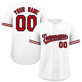 Custom Baseball Jersey for Men Fashion Button Down Shirts Short Sleeve Active Team Sports Uniform