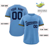 Custom Baseball Jersey for Men Casual Button Down Shirts Short Sleeve Hip Hop Team Sports Uniform