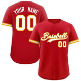 Custom Baseball Jersey Personalized Casual Button Down Shirts Short Sleeve Active Team Sports Uniform