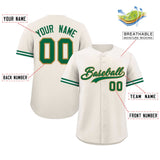 Custom Baseball Jersey Personalized Casual Button Down Shirts Short Sleeve Active Team Sports Uniform