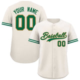 Custom Baseball Jersey Personalized Casual Button Down Shirts Short Sleeve Active Team Sports Uniform