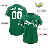 Custom Baseball Jersey Personalized Casual Button Down Shirts Short Sleeve Active Team Sports Uniform