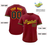 Custom Baseball Jersey Personalized Fashion Button Down Shirts Short Sleeve Active Team Sports Uniform for Men