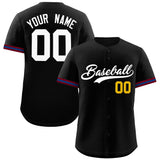 Custom Baseball Jersey Personalized Design Button Down Shirts Short Sleeve Active Team Sports Uniform