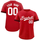 Custom Baseball Jersey Personalized Casual Button Down Shirts Short Sleeve Team Sports Uniform