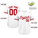 Custom Baseball Jersey Personalized Casual Button Down Shirts Short Sleeve Team Sports Uniform