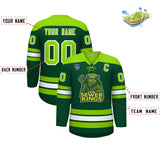 VVHL S7 Sewer Kings Brown White Hockey Jersey