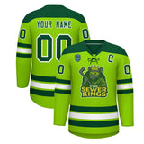 VVHL S7 Sewer Kings Brown White Hockey Jersey