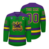 VVHL S7 Portage Moneyshots Green White Hockey Jersey