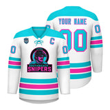 VVHL S7 Southbeach Snipers Black White Hockey Jersey