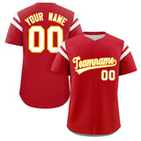 Custom Baseball Jersey Classic Style Personalized Full Button Design Team Name And Number Quick Dry Practice Sports Shirt