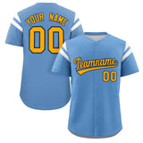 Custom Baseball Jersey Classic Style Personalized Full Button Design Team Name And Number Quick Dry Practice Sports Jersey For Men