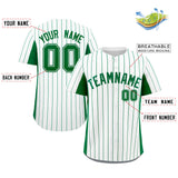 Custom Stripe Baseball Jersey Design Button Down Stitched/Printed Name Number Casual Baseball Jersey