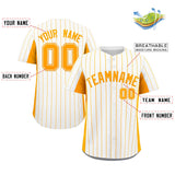 Custom Stripe Baseball Jersey Design Button Down Stitched/Printed Name Number Casual Baseball Jersey