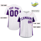 Custom Stripe Baseball Jersey Design Button Down Stitched/Printed Name Number Casual Baseball Jersey