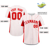 Custom Stripe Baseball Jersey Design Button Down Stitched/Printed Name Number Casual Baseball Jersey