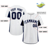 Custom Stripe Baseball Jersey Design Button Down Stitched/Printed Name Number Casual Baseball Jersey