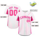 Custom Stripe Baseball Jersey Design Button Down Stitched/Printed Name Number Casual Baseball Jersey