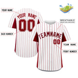 Custom Stripe Baseball Jersey Design Button Down Stitched/Printed Name Number Casual Baseball Jersey