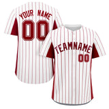Custom Stripe Baseball Jersey Design Button Down Stitched/Printed Name Number Casual Baseball Jersey