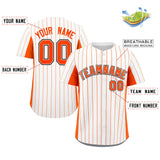 Custom Stripe Baseball Jersey Design Button Down Stitched/Printed Name Number Baseball Casual Shirt